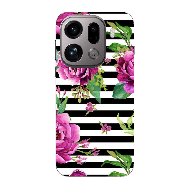 Oppo Find X9 Pro Roses on the line Transparent Silicone TPU Θήκη